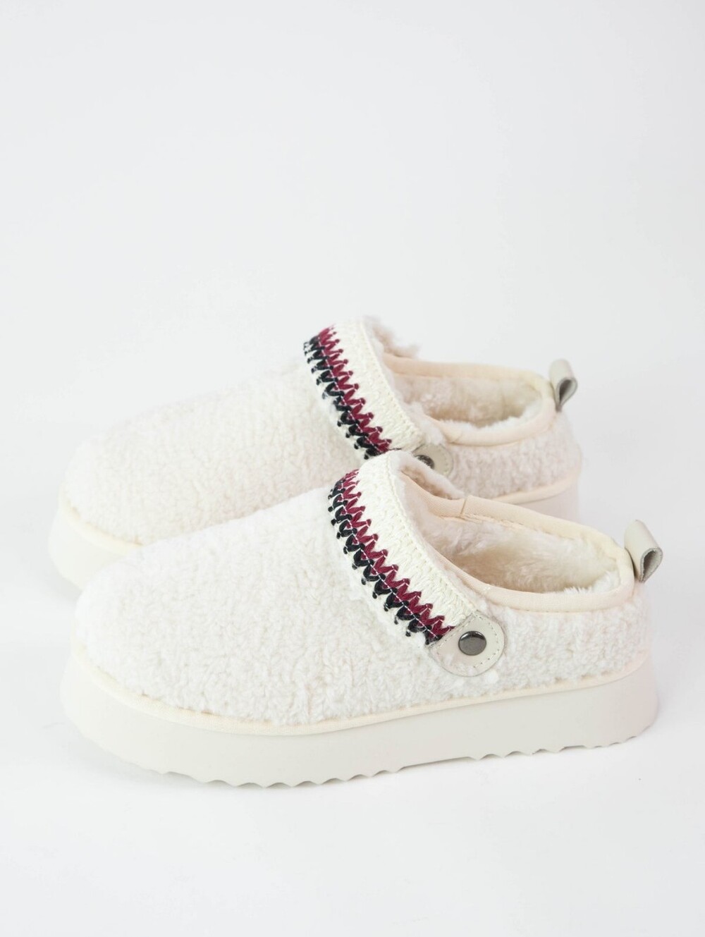 Beach by Matisse Storm Faux Fur Lining Mule, Ivory |  Size 6